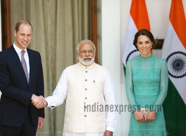 Prince Williams, Catherine, Kate Middleton, Prince Wiiliams india visit, Narendra Modi, Prime minister Narendra Modi, PM Modi, Kate Middleton meets Modi, Prince williams Modi, Modi Prince williams, Prince williams at india gate, Prince williams in New Delhi, Duchess of Cambridge, india news
