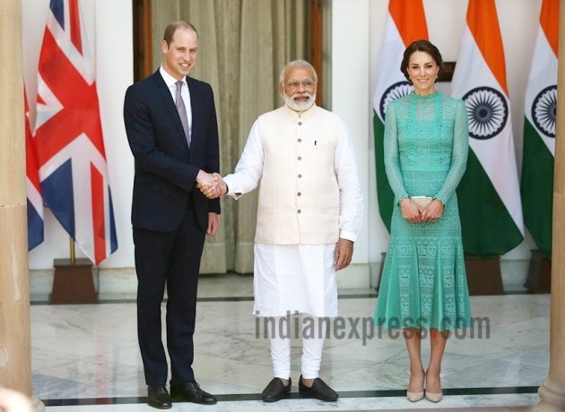 Prince Williams, Catherine, Kate Middleton, Prince Wiiliams india visit, Narendra Modi, Prime minister Narendra Modi, PM Modi, Kate Middleton meets Modi, Prince williams Modi, Modi Prince williams, Prince williams at india gate, Prince williams in New Delhi, Duchess of Cambridge, india news