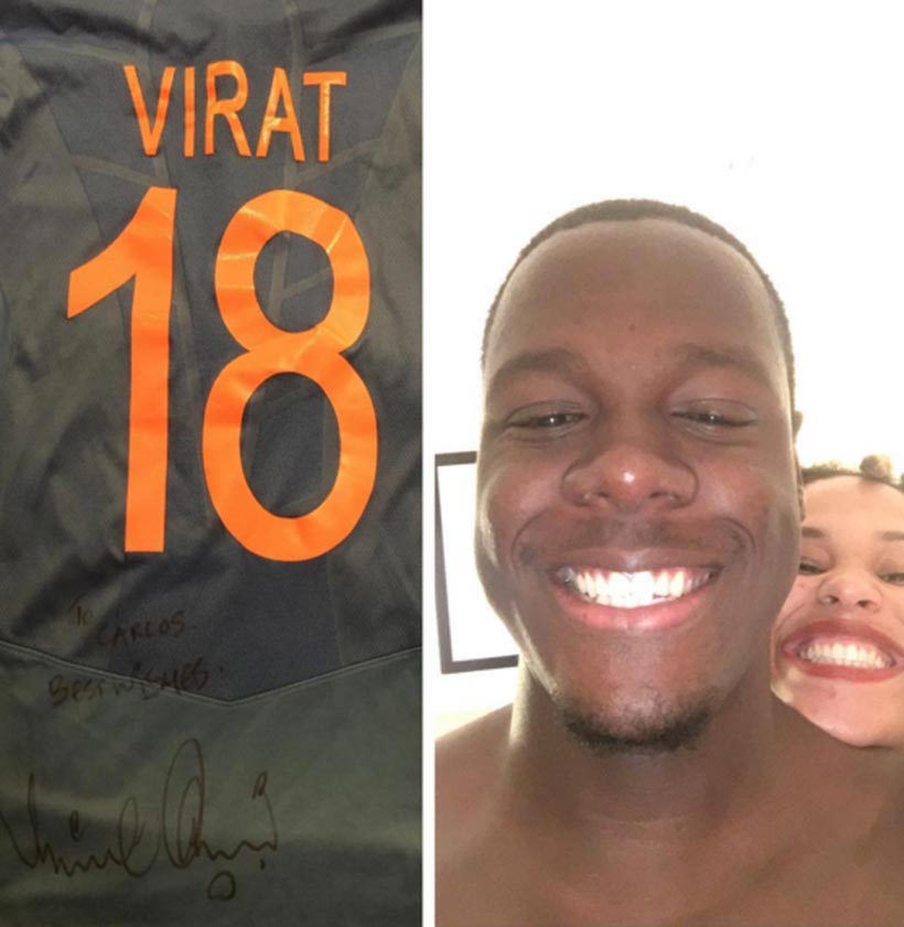 Virat Kohli, MS Dhoni, West Indies dressing room, West Indies Kohli pictures, Chris Gayle, Gayle Kohli, Dhoni Bravo, Cricket News, Cricket