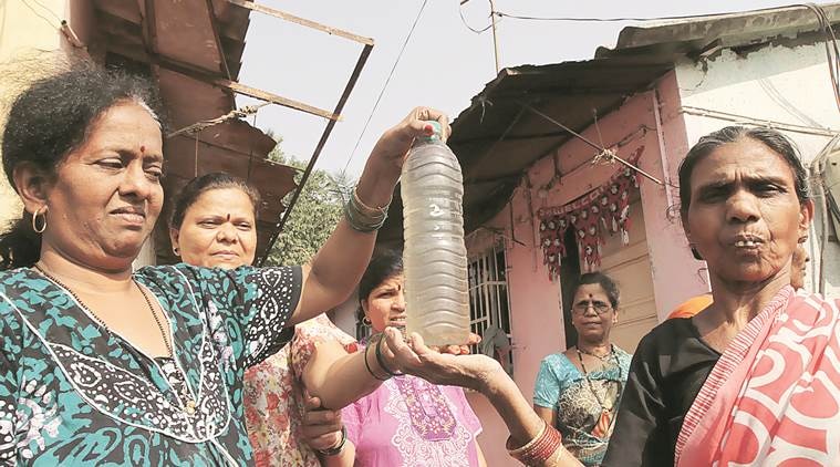 All the water that comes to Vitthalwadi is absolutely filthy, say residents of Sai Baba chawl.
