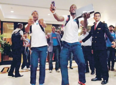 india vs west indies, ind vs win, india vs west indies cricket, ind vs wi semifinal, bravo sammy dance, sam bravo champion dance, india west indies, west indies cricket, cricket west indies, chris gayle, bravo, champions dance, cricket news, cricket