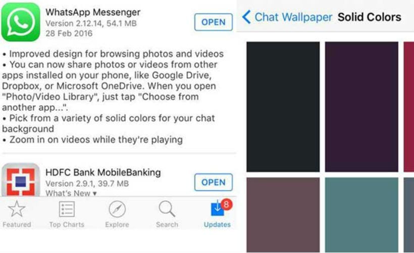 Whatsapp, WhatsApp new features, WhatsApp iOS new features, music sharing, bigger emojis, public groups, WhatsApp for iOS, iOS, Encryption, WhatsAp video-calling, WhatsAp video calling APK, WhatsApp video-calling feature, WhatsApp video-calling download, WhatsApp encryption, WhatsApp privacy, WhatsApp end-to-end encryption, WhatsApp new update, WhatsApp document sharing features, WhatsApp new features, WhatsApp new smileys, Android, iOS,Pinch to zoom, technology, technology news