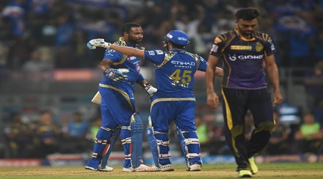 IPL 2016, MI v KKR: Kieron Pollard destructs KKR bowling, MI gun down ...