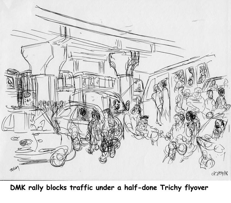 Kerala, Tamil Nadu, Puducherry, Kerala assembly elections 2016, Tamil Nadu assembly elections 2016, Puducherry assembly elections 2016, M G Ramachandran, Jayalalithaa, Oommen Chandy, United Democratic Front, UDF, Amma, Kalaignar, Karunanidhi, VS Achuthanandan, big picture, indian express big picture, india news, elections 2016, DMK, AIADMK