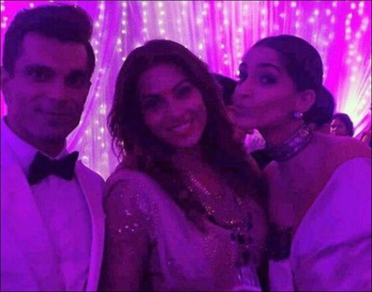 sonam kapoor, bipasha basu, karan singh grover