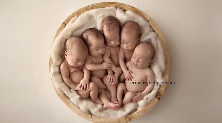 quintuplets, Australian mother gives birth to quintuplets, caring for quintuplets, quintuplets photo shoot, baby photography, adorable baby photography, Kim Tucci