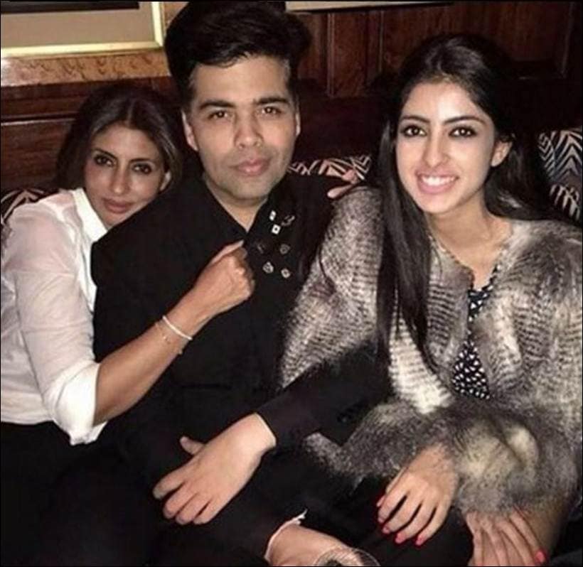 shweta nanda bachchan, navya nanda, karan johar
