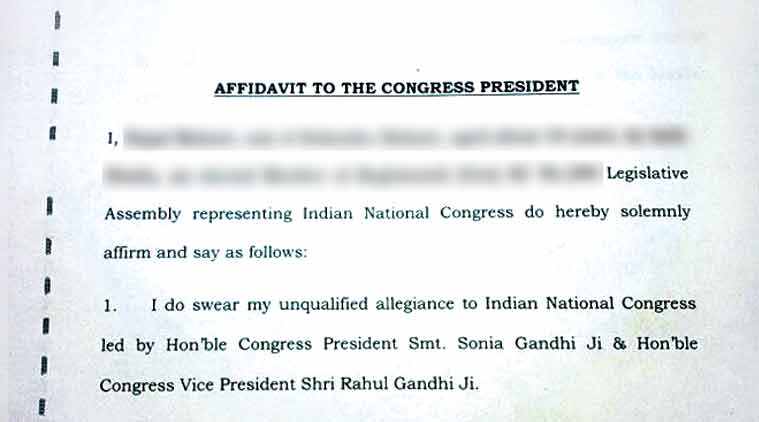 congress mla, congress mla kolkata, congress mla undertaking, rahul gandhi, sonia gandhi, congress kolkata, bengal elections, bengal elections 2016, bengal elections results