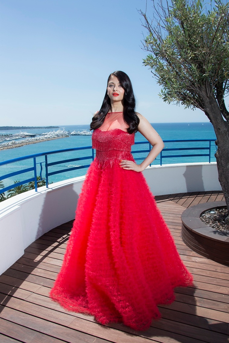 Actress Aishwarya Rai Bachchan poses during portraits at the 69th international film festival, Cannes, southern France, Saturday, May 14, 2016. (AP Photo/Joel Ryan)