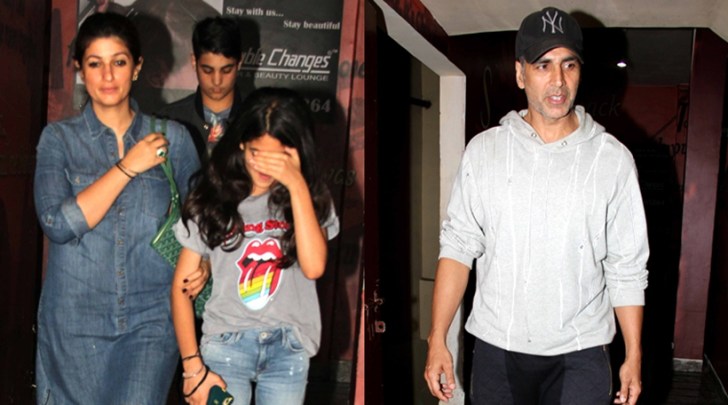 Akshay Kumar's movie date with wife Twinkle and son Aarav ...