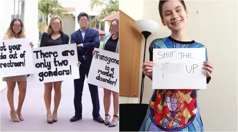 This Teenagers Response To Anti Transgender Viral Photo Is Spot On Trending News The Indian
