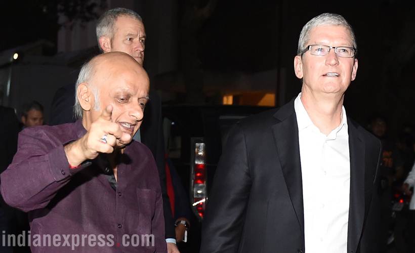 Apple, Tim Cook, Apple CEO Tim Cook, Tim Cook India visit, Tim Cook India visit, Tim Cook in India, Tim Cook visit, Tim Cook Mumbai, Tim Cook India exclusive pictures, Tim Cook india hyderabad, India development centre, India new iphone, technology, technology news