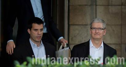 Apple, Tim Cook, Apple CEO Tim Cook, Tim Cook India visit, Tim Cook India visit, Tim Cook in India, Tim Cook visit, Tim Cook Mumbai, Tim Cook India exclusive pictures, Tim Cook india hyderabad, India development centre, India new iphone, technology, technology news