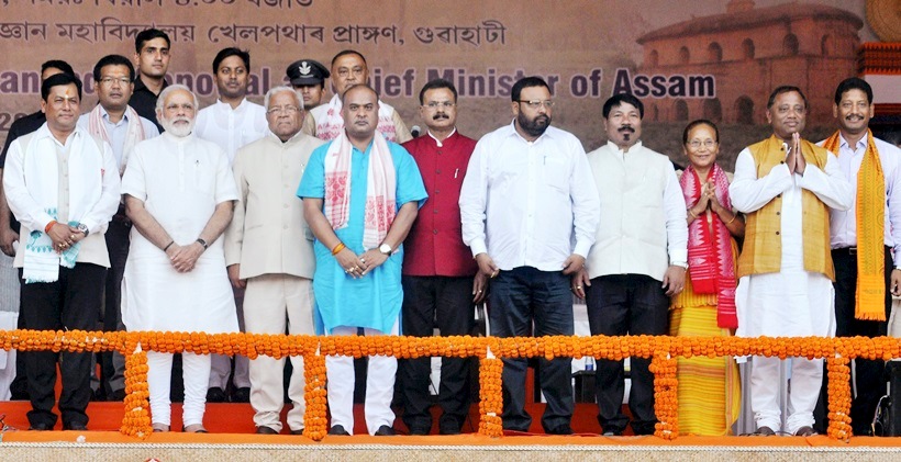 Sonowal, Sarbananda Sonowal,Assam, Assam CM, Assam CM Sarbananda Sonowal, Assam CM swearing in, Assam swearing in , Narendra Modi, Modi, Modi Assam, BJP Assam, BJP