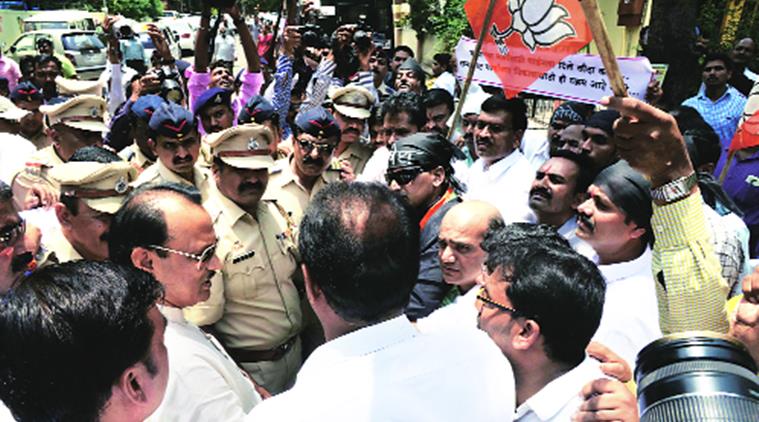 Ajit Pawar, Ajit Pawar gheroaed, Bhoomi pujan Ajit Pawar, Ajit Pawar news, pune latest news, india news