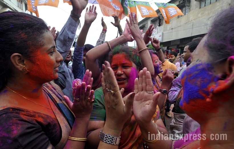 elections 2016, west bengal elections, west bengal elections 2016, mamata banerjee, tmc, tmc celebrations, tamil nadu elections, tamil nadu elections 2016, jayalalithaa, jayalalithaa win, aiadmk, aiadmk celebrations, assam elections, assam elections 2016, Sarbananda Sonwal, bjp, bjp assam, bjp celebrations, Sarbananda Sonwal win