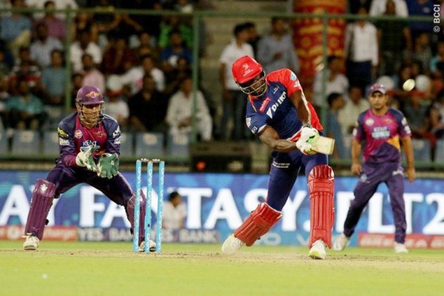 Carlos Brathwaite, Brathwaite, Brathwaite DD, DD vs RPS photos, IPL photos