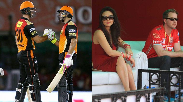 Preity Zinta, Zinta, Yuvraj Singh, Ben Cutting, Yuvraj, KXIP owner, Sunrisers Hyderabad, SRH, SRH KXIP, KXIP SRH, KXIP SRH photos, IPL photos