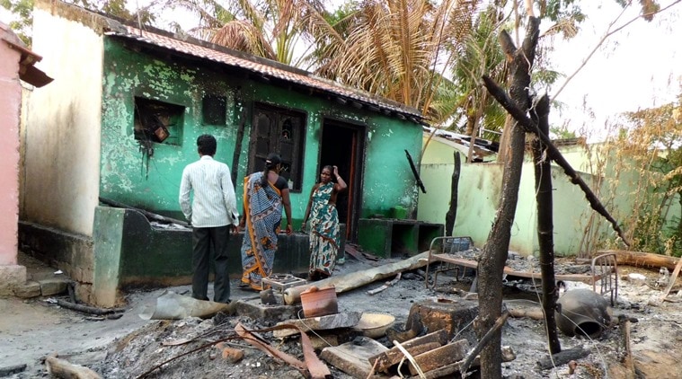 The Dharmapuri riots of 2012 were sparked by an intercaste marriage.