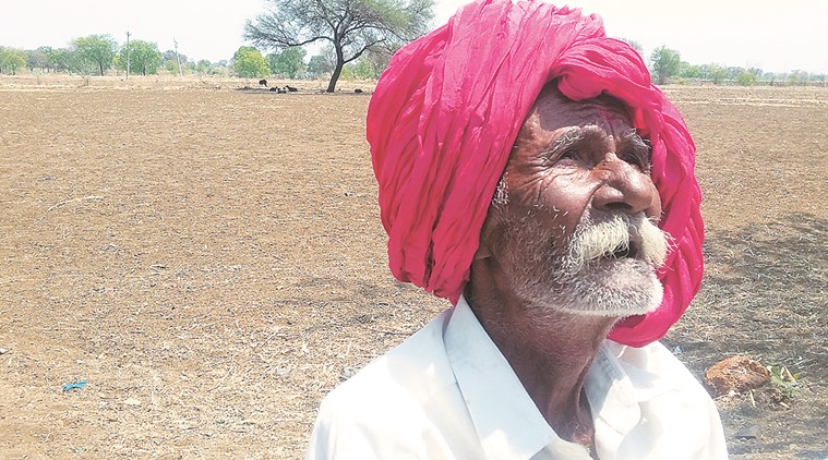 A farmer in Latur district. Manoj More