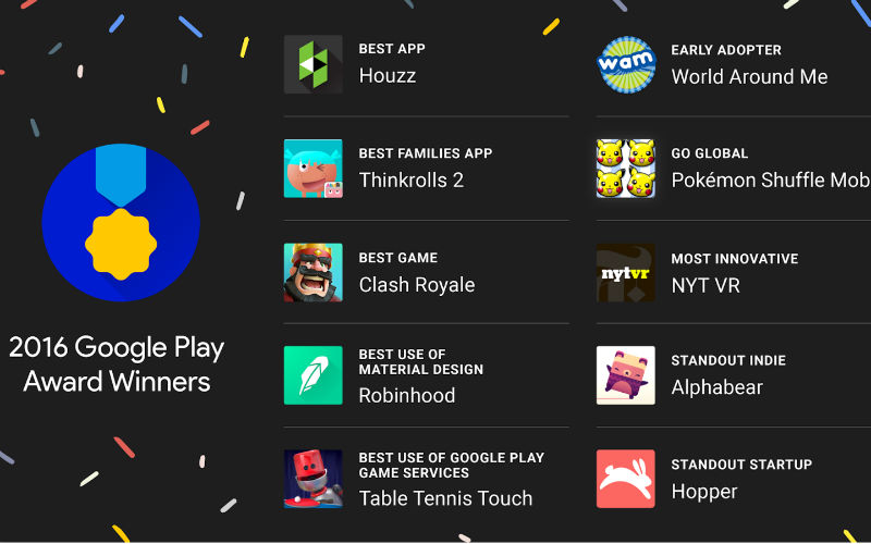 Google Play Award winners announced; Houzz is the best Android app