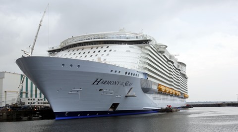 Massive crowd sees off world’s largest cruise ship, Harmony of the Seas ...