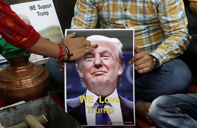 donald trump, hindu sena, trump, hindu sena, hindu sena trump, sena trump aarti, trump india, india trump, donald trump india, indians donald trump, india news