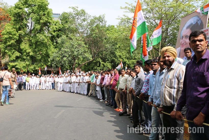 rahul gandhi, sonia gandhi, manmohan singh, congress march, sonia gandhi arrest, manmohan arrest, congress march photos, congress news, congress march news, india news, indian express