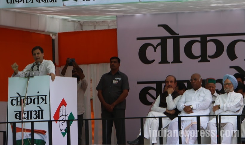 rahul gandhi, sonia gandhi, manmohan singh, congress march, sonia gandhi arrest, manmohan arrest, congress march photos, congress news, congress march news, india news, indian express