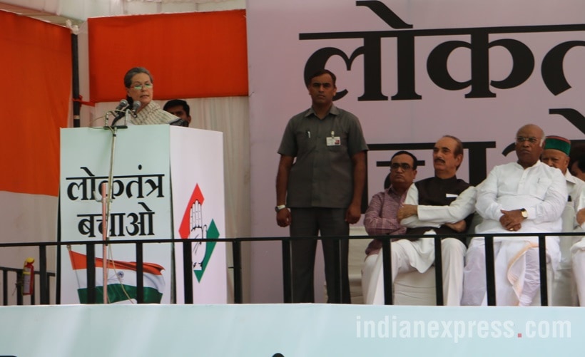 rahul gandhi, sonia gandhi, manmohan singh, congress march, sonia gandhi arrest, manmohan arrest, congress march photos, congress news, congress march news, india news, indian express