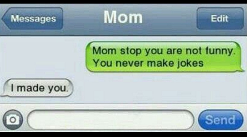 autocorrect jokes, mom jokes, viral memes