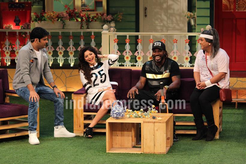 Kapil Sharma, Kapil Sharma Show, Chris Gayle, The Kapil Sharma SHow, mika Singh, Kanika Kapoor, Kapil Sharma Show episode, Kapil Sharma Show pics