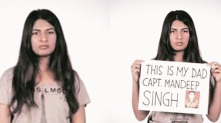 Kargil martyr, Online video, Kargil martyr daughter, Kargil martyr daughter appeals for peace, india, pakistan, india pakistan relationship, indio pak relations, indian express punjab