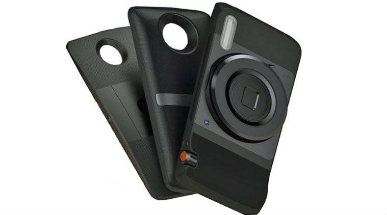 Lenovo Moto Z 'MotoMods' hint at a camera modular backplate and a pico projector module (Source: Evan Blass/Twitter)