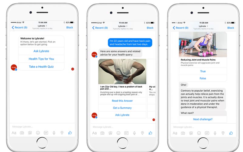 Download Lybrate introduces Facebook Messenger chatbot to let users consult doctors | Technology News,The ...