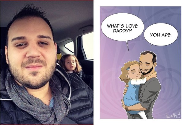 Photos Single Dad Illustrates Life With His Daughter In Heart Warming