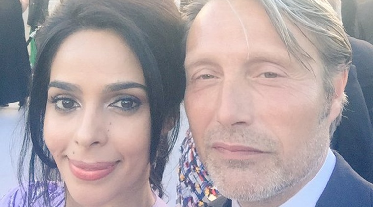 Mallika Sherawat’s selfie moment with Mads Mikkelsen | Entertainment