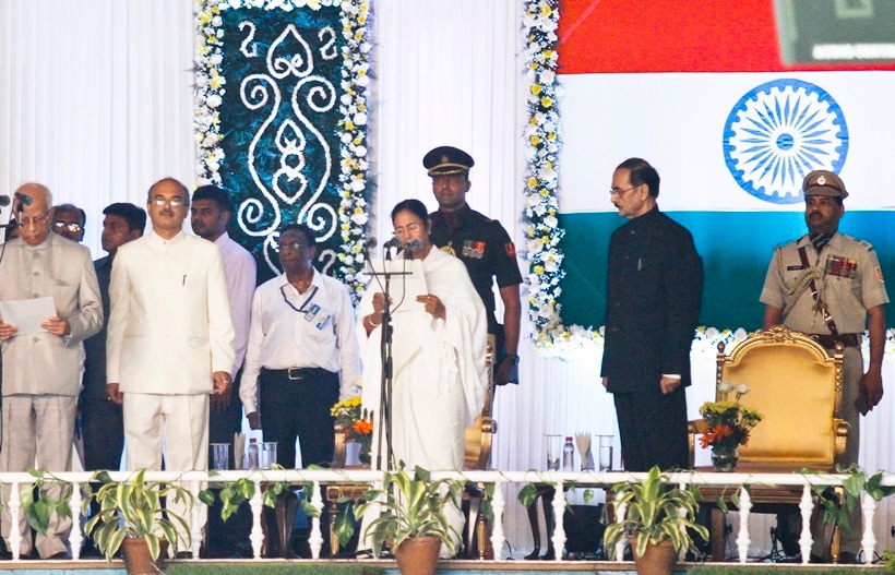 Mamata banerjee, Mamata banerjee oath ceremony, Mamata banerjee swearing-in, West bengal, oath ceremony, india news