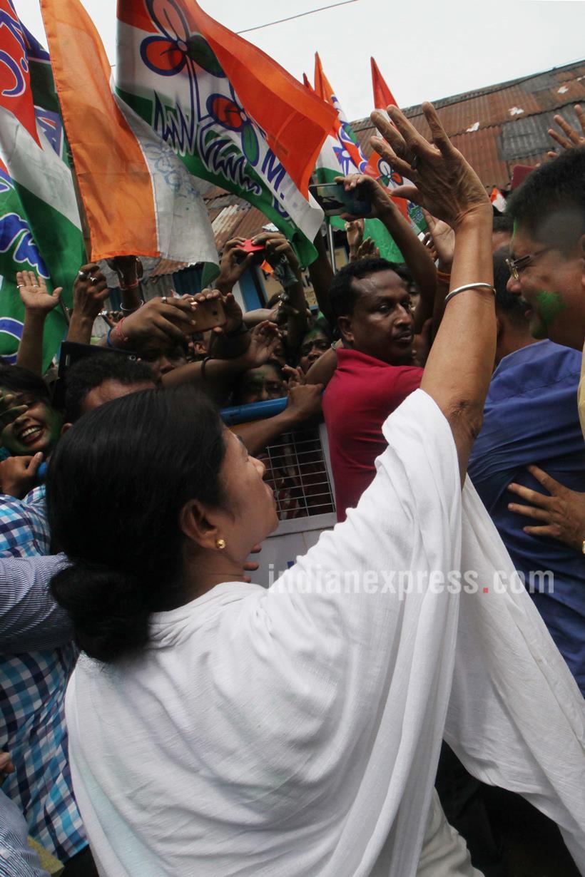 elections 2016, west bengal elections, west bengal elections 2016, mamata banerjee, tmc, tmc celebrations, tamil nadu elections, tamil nadu elections 2016, jayalalithaa, jayalalithaa win, aiadmk, aiadmk celebrations, assam elections, assam elections 2016, Sarbananda Sonwal, bjp, bjp assam, bjp celebrations, Sarbananda Sonwal win