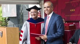 sunil mittal, harvard business school, alumni achievement award, havard award sunil mittar, bharti enterprises, airtel