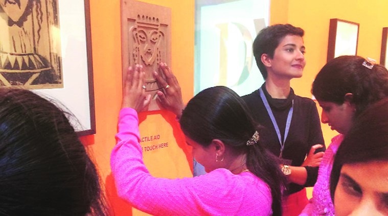 Mumbai, Mumbai art gallery, art gallery, Mumbai visually challenged, visually challenged, mumbai tactile aids, tactile aids, Mumba DAG Modern, DAG Modern, mumbai news