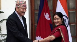 Kamal thapa, nepal india, deputy PM Kamal thapa, Sushma Swaraj, Kamal thapa Sushma Swaraj, South Asian University convocation, cpn-uml nepal, The Communist Party of Nepal, latest news, latest nepal news, latest india news