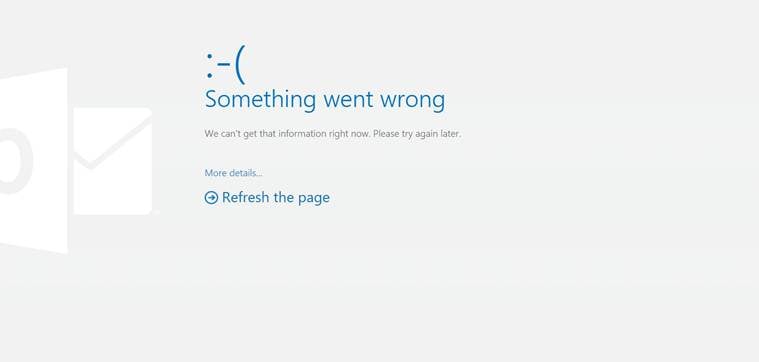 Outlook.com, outlook down, outlook outage