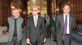 Abdul Basit, india, pakistan, india pak dialogue, CRRID, indian express news, india, pakistan, Pakistan High Commissioner