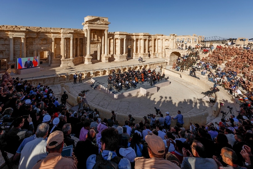 syria, palmyra, palmyra concert, russian group palmyra concert, palmyra destruction isis, isis palmyra destruction, islamic state palmyra, palmyra news, palmyra concert photos, syria photos, world news, syria news, latest news