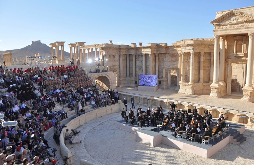 syria, palmyra, palmyra concert, russian group palmyra concert, palmyra destruction isis, isis palmyra destruction, islamic state palmyra, palmyra news, palmyra concert photos, syria photos, world news, syria news, latest news