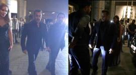 salman khan, iulia vantur, preity zinta, preity zinta reception, gene goodenough, salma iulia, salman iulia pics, salman preity, salman at preity's reception, preity reception pics, preity gene reception, salman preity pics, preity gene news, salman khan news, salman khan latest news, salman iulia news, salman iulia latest news, entertainment news