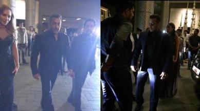 salman khan, iulia vantur, preity zinta, preity zinta reception, gene goodenough, salma iulia, salman iulia pics, salman preity, salman at preity's reception, preity reception pics, preity gene reception, salman preity pics, preity gene news, salman khan news, salman khan latest news, salman iulia news, salman iulia latest news, entertainment news