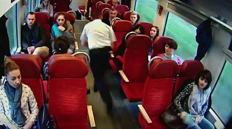 Viral videos, CCTV footage of train accident, CCTV footage of train driver saving passengers, Polish train driver saves passengers, Mateusz Szymanski