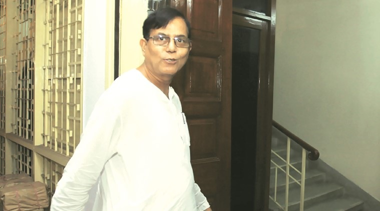 CPIM leader MD. Selim at Alimuddin, Party Headquarter on May 18, 2016. Express photo by Partha Paul.